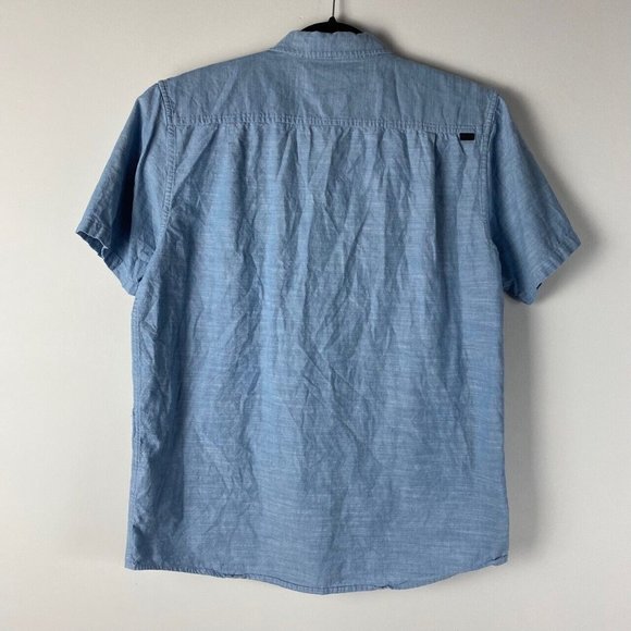 Oakley Light Blue Casual Button Down Shirt - Picture 6 of 9